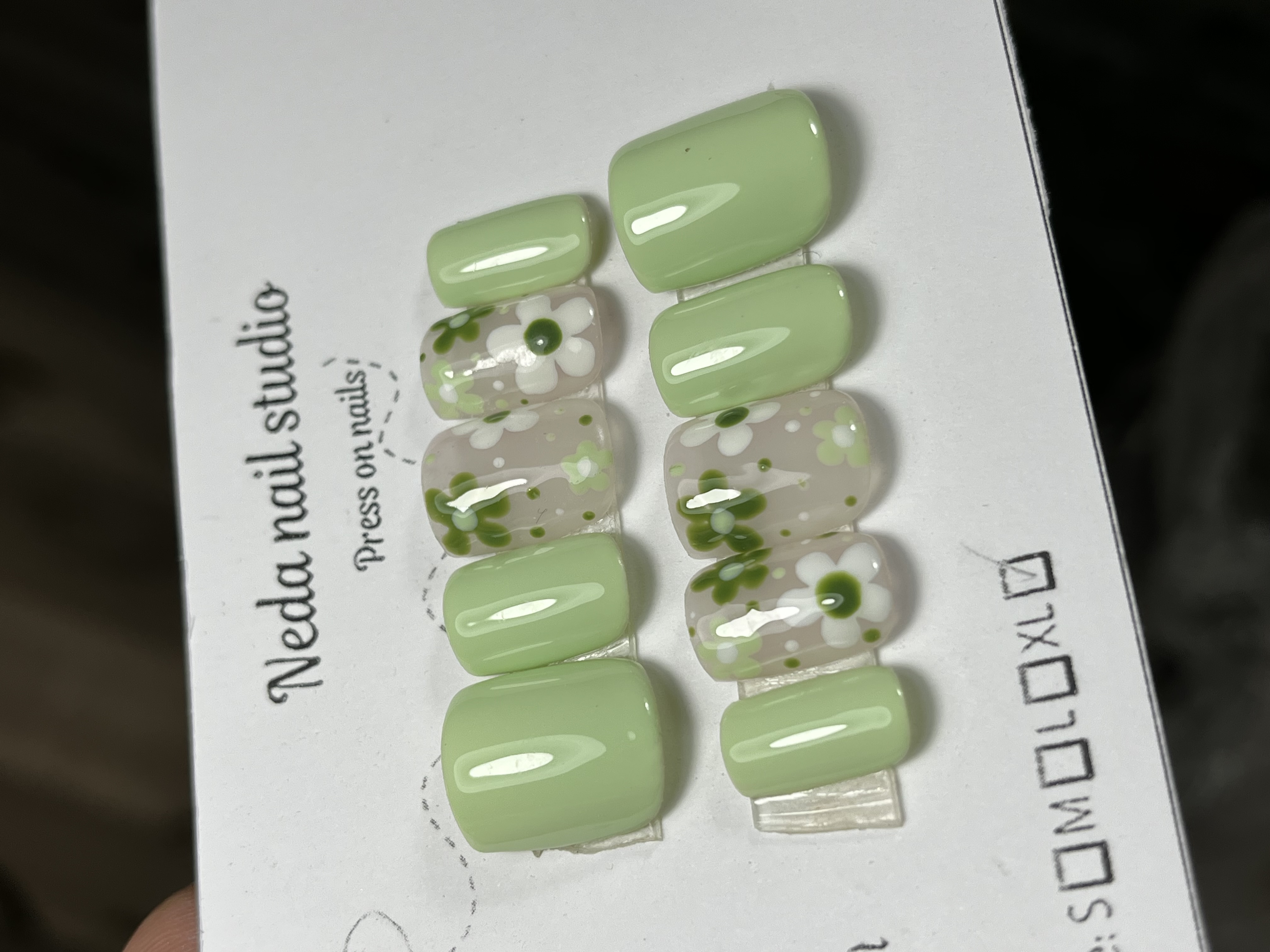 کاشت سبز ماچا طرح گل آماده ارسال