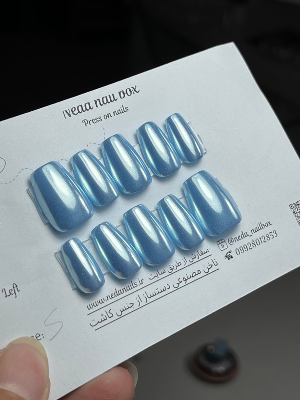 کاشت موقت آماده ارسال آبی کروم مرواریدی