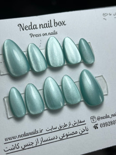 ناخن آیس سبز ماچا آماده ارسال